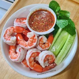 กุ้งสุกลวกจิ้ม ไซส์M
