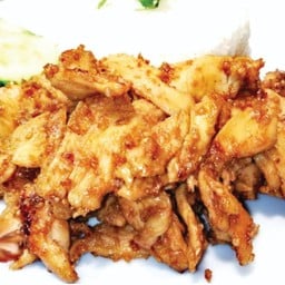 ข้าวไก่กระเทียม