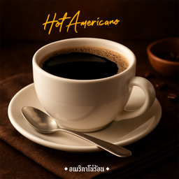 อเมริกาโน่(ดอยชาว ) ร้อน