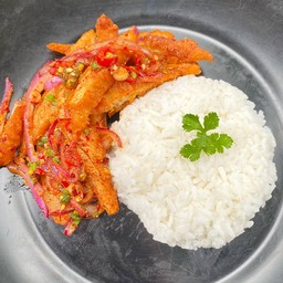 ข้าวยำไก่แซ่บ