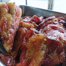 ตำคอหมูย่าง(ตำไทย)