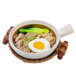 A2 ข้าวอบหม้อดินไก่เห็ดนางฟ้า  Mushroom Chicken Claypot Rice(OL)