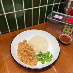 ข้าวไก่กระเทียม