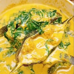 แกงกะทิปลาดุกใบชะพลู ( เป็นกับ )