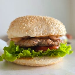 แฮมเบอร์เกอร์หมู