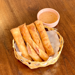 ปอเปี๊ยะแฮมชีสทอด มี5ชิ้น