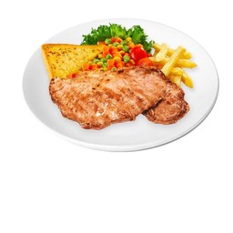 สเต็กเนื้อสันนอกโคขุน