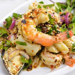 ลาบทะเลอิสานแซ่บ