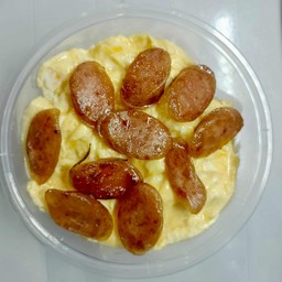 ข้าวไข่ข้นกุนเชียงทอด