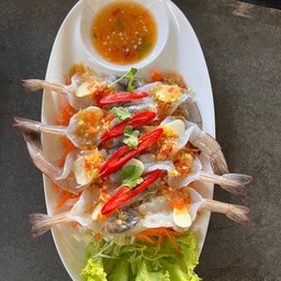 กุ้งแช่น้ำปลา