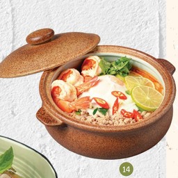 มาม่าต้มยำน้ำข้นกุ้งหมูสับ