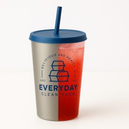 น้ำแดงกลิ่นสละ โซดาคลีน