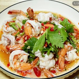 ยำกุ้งสุก