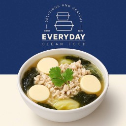 แกงจืดเต้าหู้ขาว อกไก่สับ