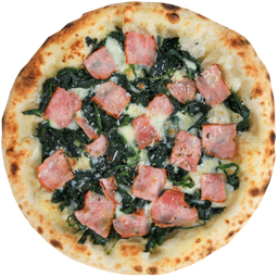 ผักโขมเบคอน พิซซ่า