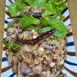 ลาบวุ้นเส้นหมูสับ