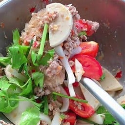 ยำหมูยอ วุ้นเส้น