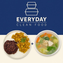 ชุดอิ่มสบายใจ  อาหารจานโปรด และ น้ำซุปใส