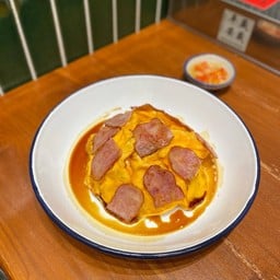 ข้าวไข่ข้น เบคอน