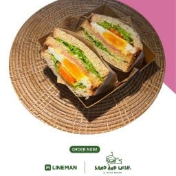 แซนวิช แซนด์ แอนด์ วิชby coffee freedom Bangyai คอฟฟี่ฟรีดอมบางใหญ่