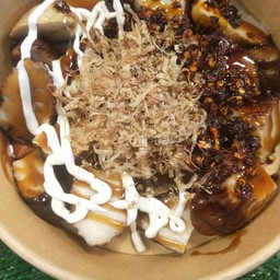 พริกเผา ใส่มายองเนสเพิ่มปลาคัสศึโอ๊ะ