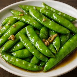 (H14)ผัดถั่นลันเตาหวาน