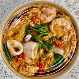 ข้าวไข่ข้นห่อหมกทะเล