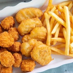 เฟรนฟราย&ไก่ป็อบ&นักเก็ต