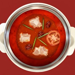 ซุปหม่าล่าผสมกระดูกหมู