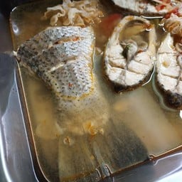 ท่อนหางปลากะพงขาวนึ่งมะนาว (ปลาสดๆ) ชิ้นใหญ่