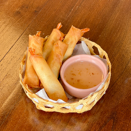 ปอเปี๊ยะกุ้งล้วนทอด มี5ชิ้น