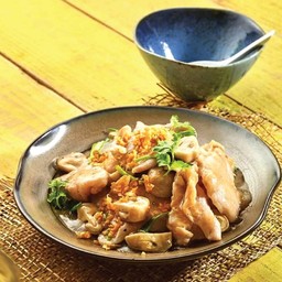 ข้าวไก่น้ำมันหอย