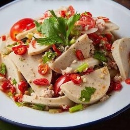 ยำหมูยอหมูสับ