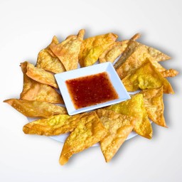 เกี๊ยวเหลืองทอด (ไส้หมู)