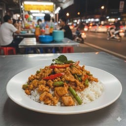 ข้าวพริกแกงหมู