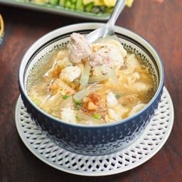 แกงจืดหมูสับไข่ฟักฝอย