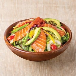 Salmon avocado salad