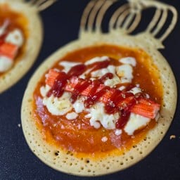 พิซซ่า+ชีส+ปูอัด (2ชิ้น)