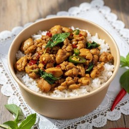 โครตกระเพรา & ข้าวหมูทอด By แม่น้อย