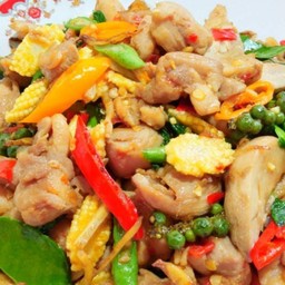 ผัดขี้เมาไก่