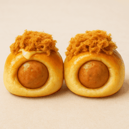 ขนมปังไส้กรอกหมูหยอง