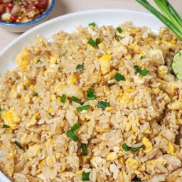 ข้าวผัดหมูสับใส่ไข่(ใส่ต้นหอม