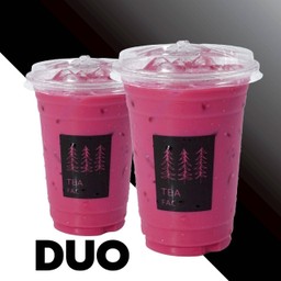 Duo Iced Rose Tea - ดูโอ้ชากุหลาบเย็น