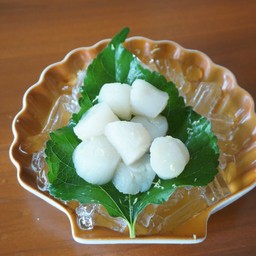 ซาซิมิ หอยเชลล์แท้