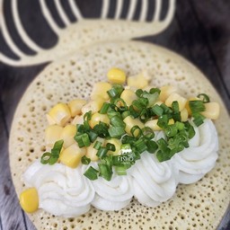ครีมขนมครก ต้นหอม ข้าวโพด