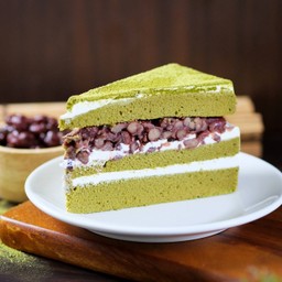 เค้กชาเขียวถั่วแดง