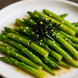 (H7)ผัดหน่อไม้ฝรั่ง