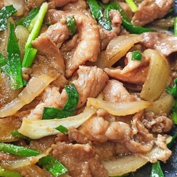 หมูผัดพริกไทดำ/ผัดน้ำมันหอย