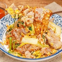 สุกี้แห้ง หมู