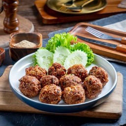 ลาบหมูทอด